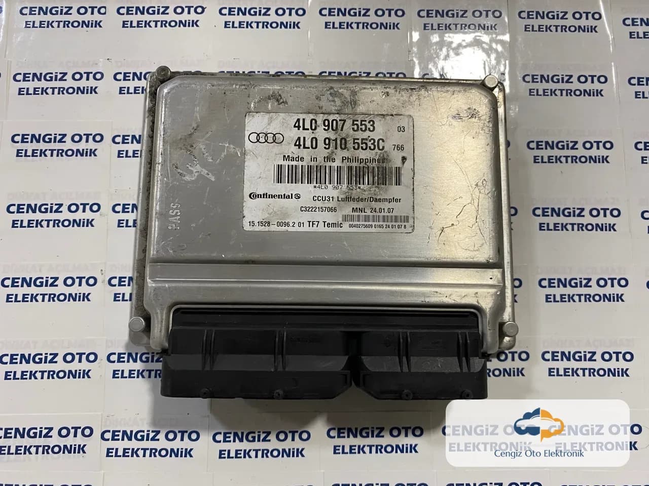 Audi Q7 Süspansiyon Beyini - 4L0907553 - 4aL0910553C