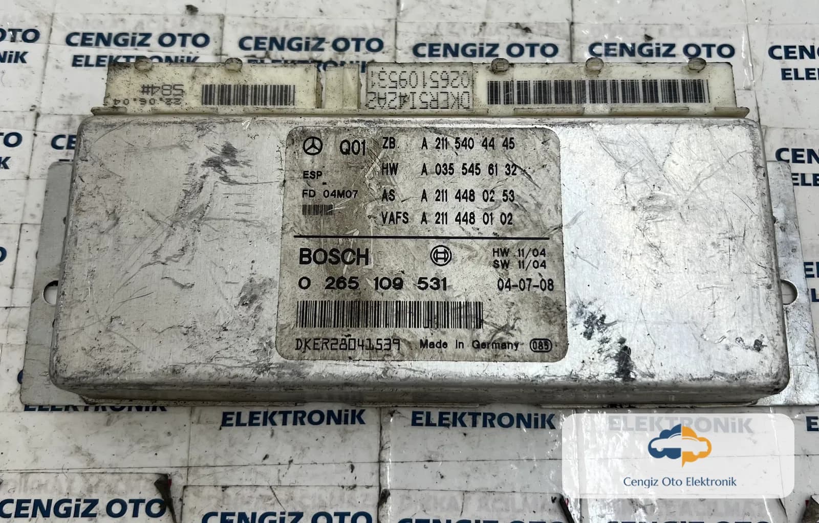 A2115404445 - A0355456132 - A2114480253 - Mercedes W211 ESP Beyini