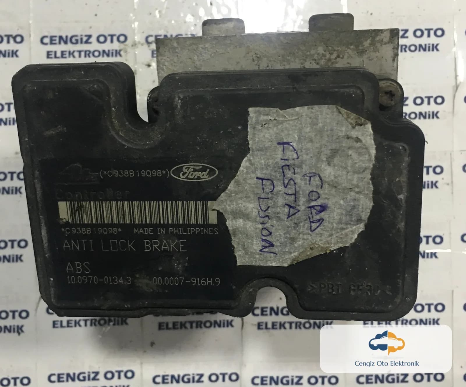 Ford Fiesta ABS Beyini - 10097001343 - 10.09670-0134.3 - 000007916H9 - 00 0007-916H.9