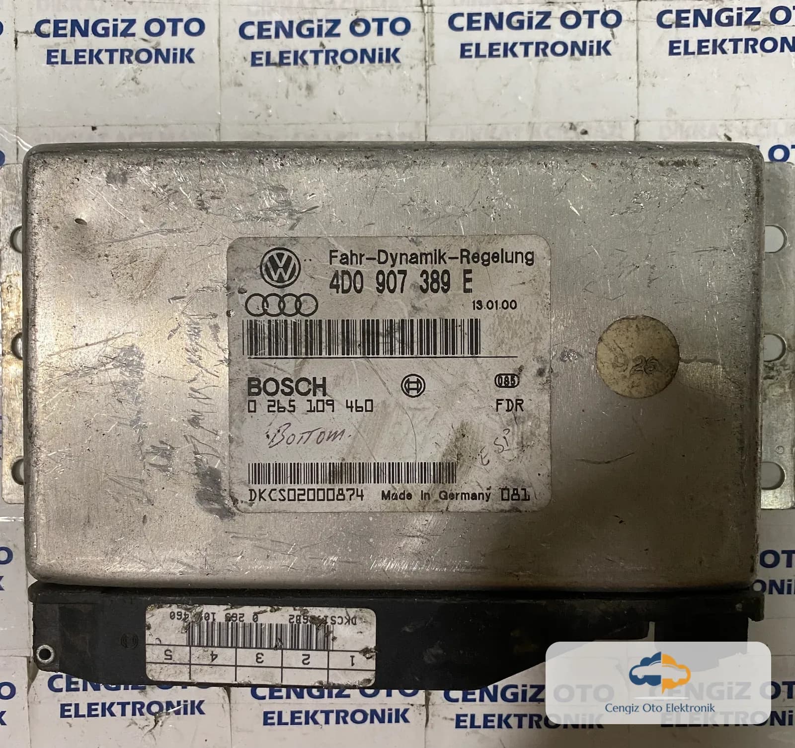 Volkswagen - Audi A8 Kontrol Beyini - 4D0 907 389 E - 4D0907389E - 0265109460 - 0 265 109 460