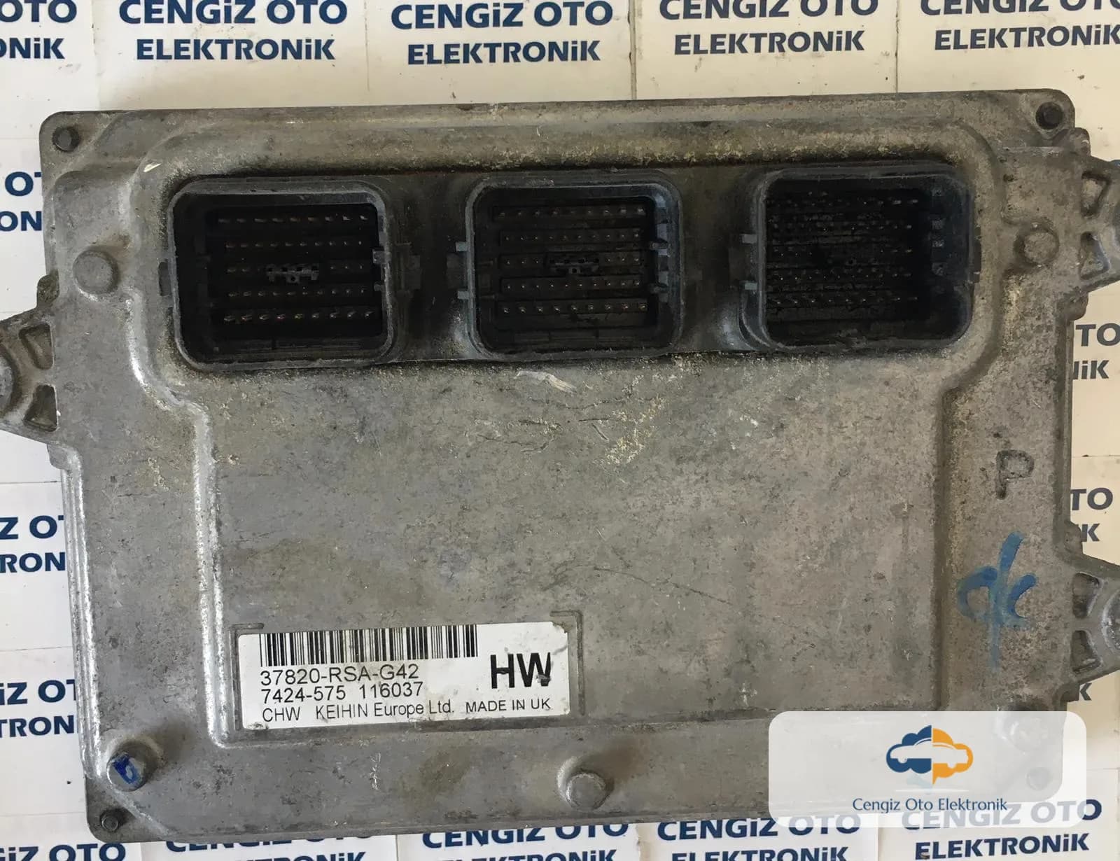 Honda Civic Motor Beyini - 37820RSAG42 - 37820 RSA G42 - 37820-RSA-G42 - 7424575116037 - 7424-575 116037