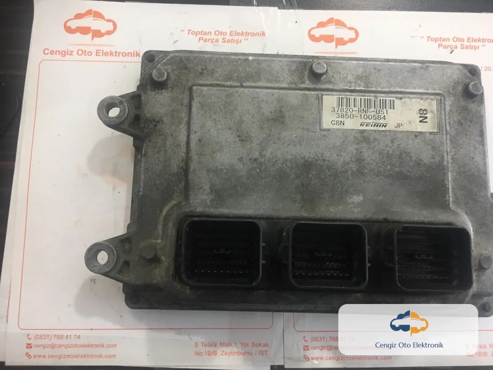 Honda Civic Motor Beyini - 37820-RNF-U51 - 3850-100584