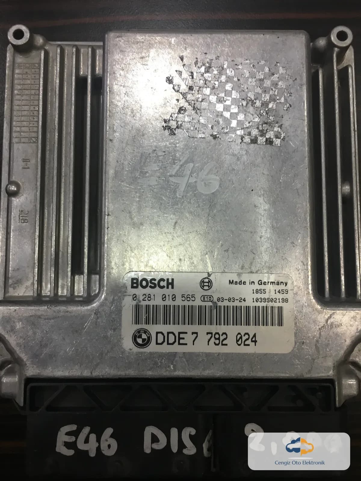 BMW E46 3.20D MOTOR BEYİNİ - 0281010565 - DDE7792024