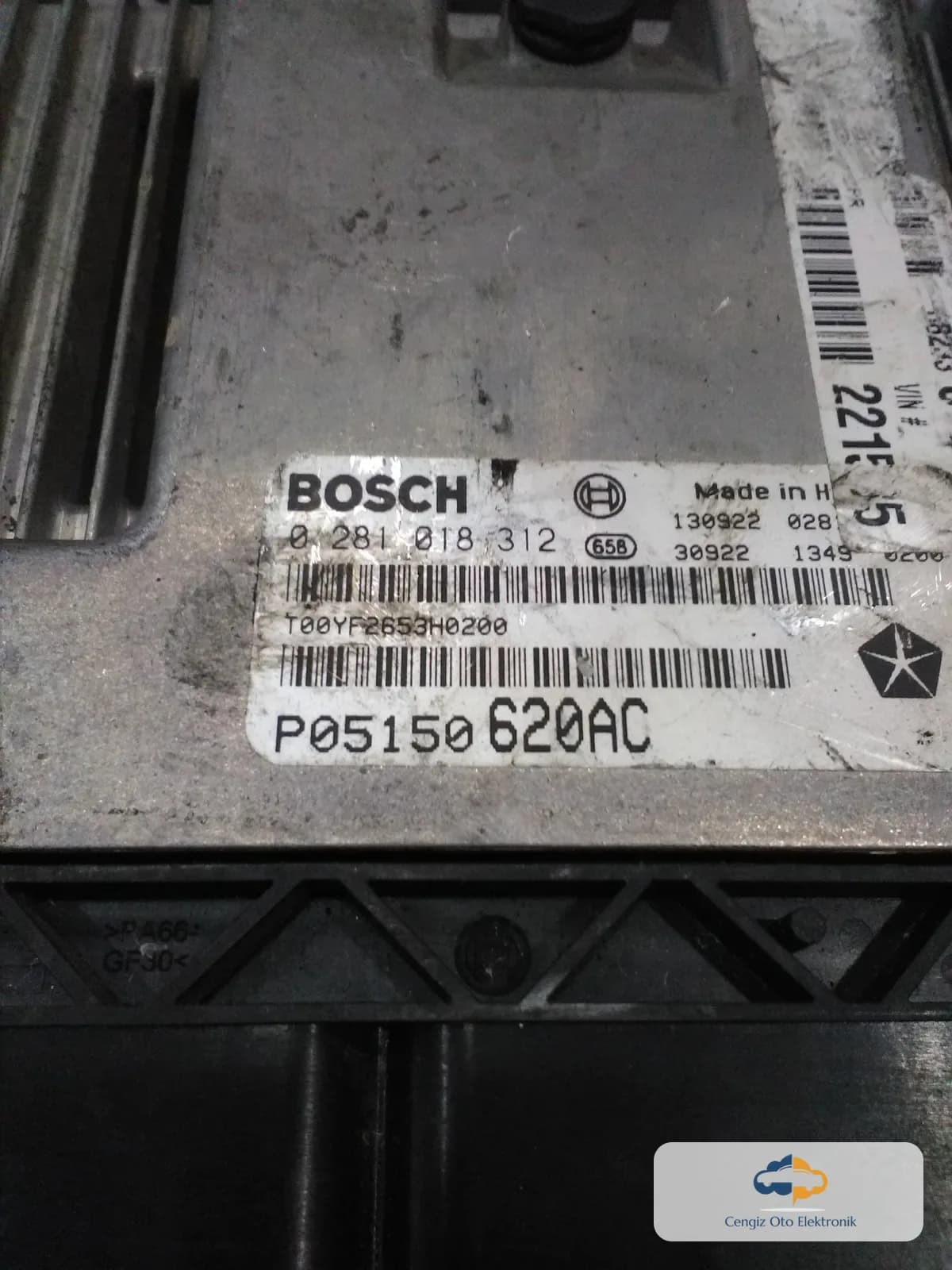 Fiat / Dodge Fiat Freemont, Dodge Journey Motor Beyni (ECU / ECM - Motor Kontrol Ünitesi) - P05150620AC - 0 281 018 312