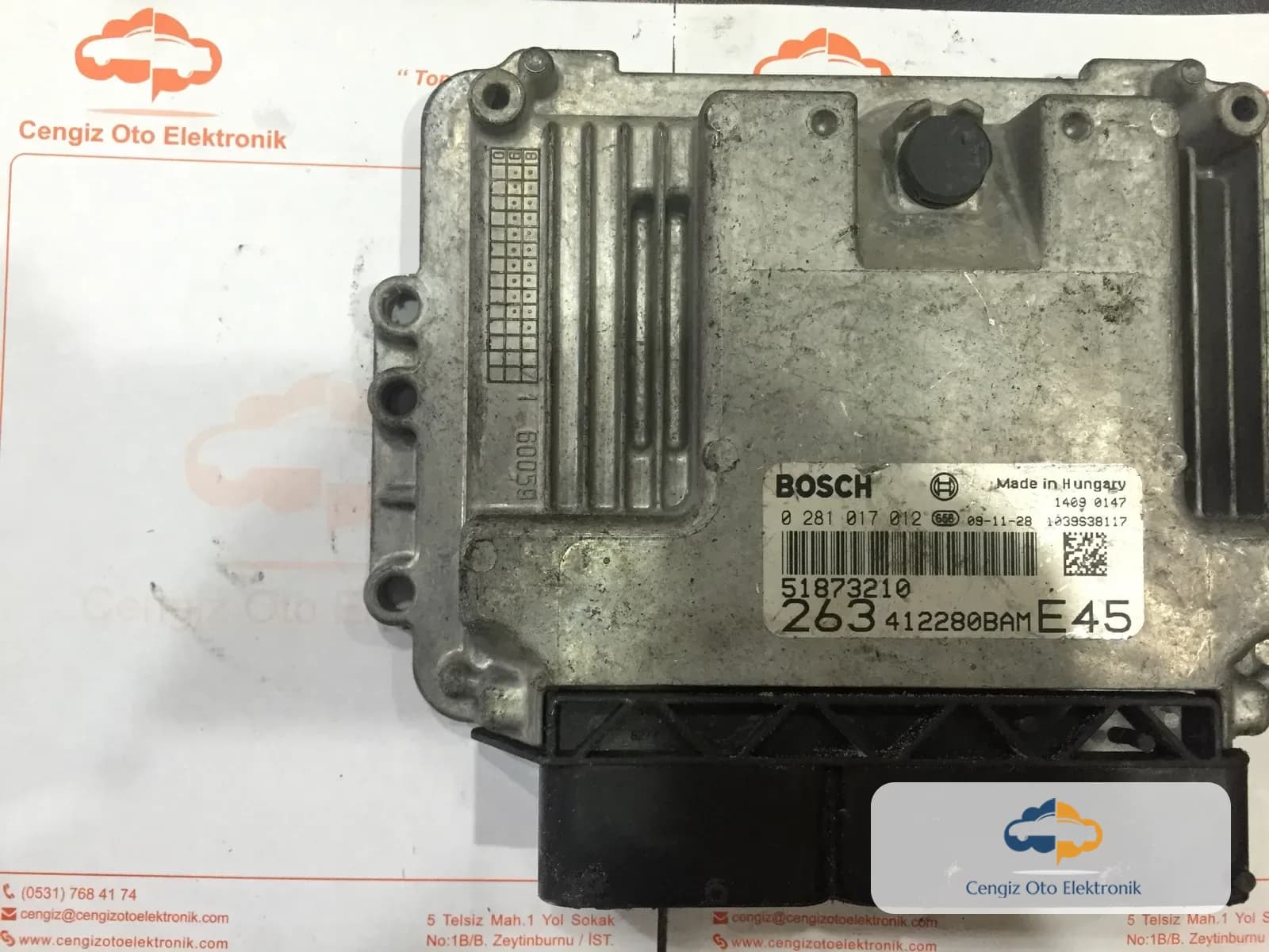 Fiat Doblo 1.6 JTD Motor Beyini - 0281017012 - 51873210