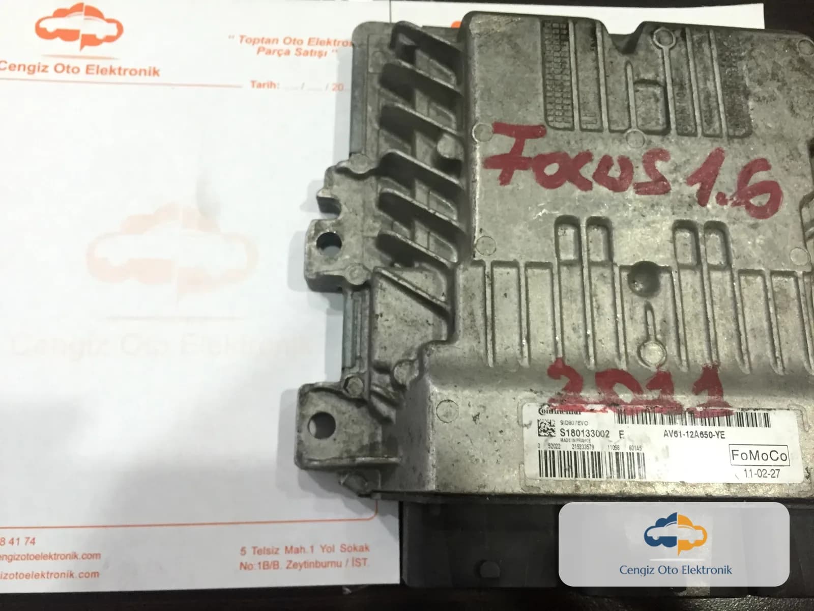 Ford Focus Motor Beyini - S180133002 - AV61-12A650-YE