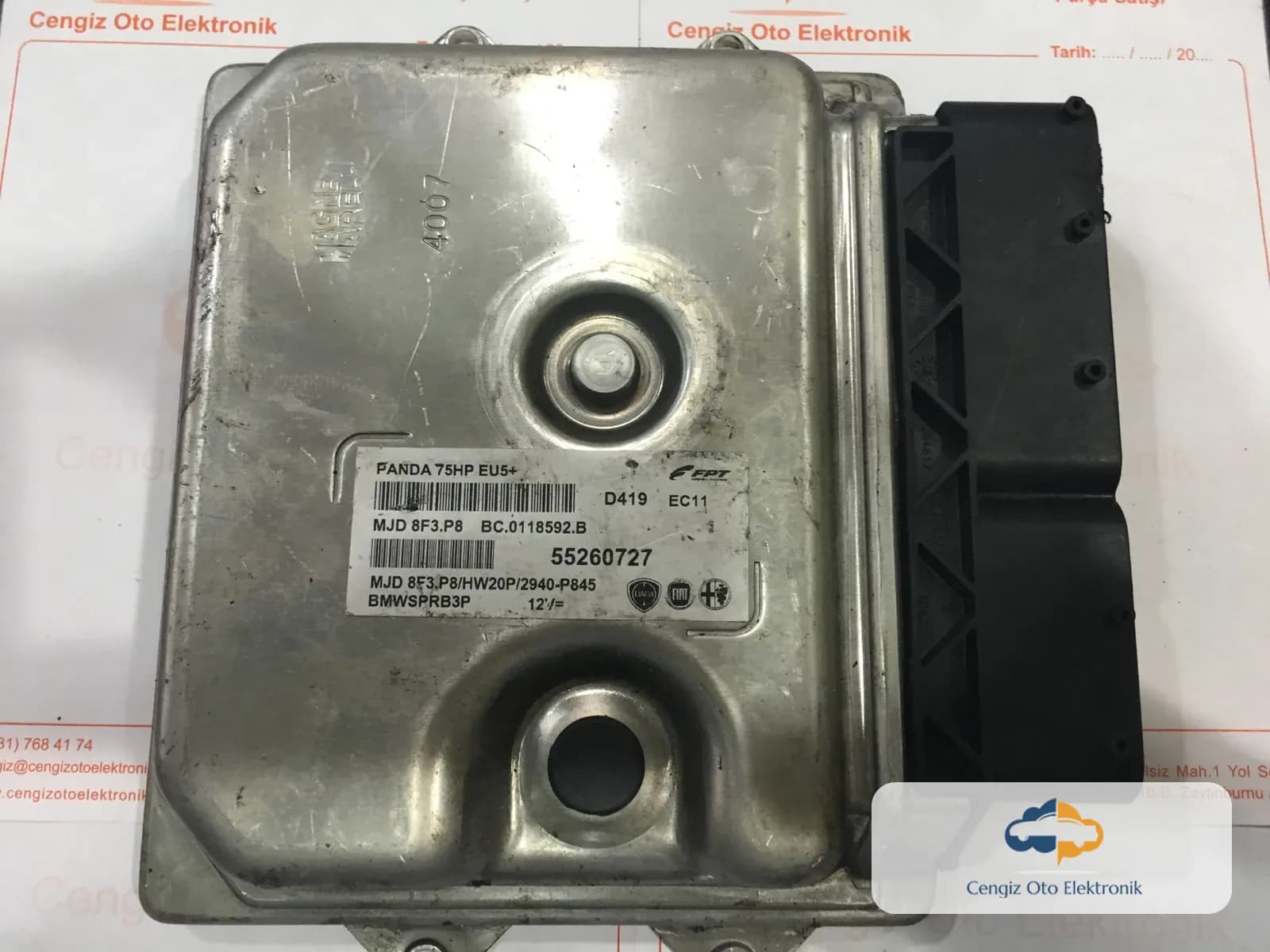 Fiat Motor Beyini - 55260727 - MJD 8F3