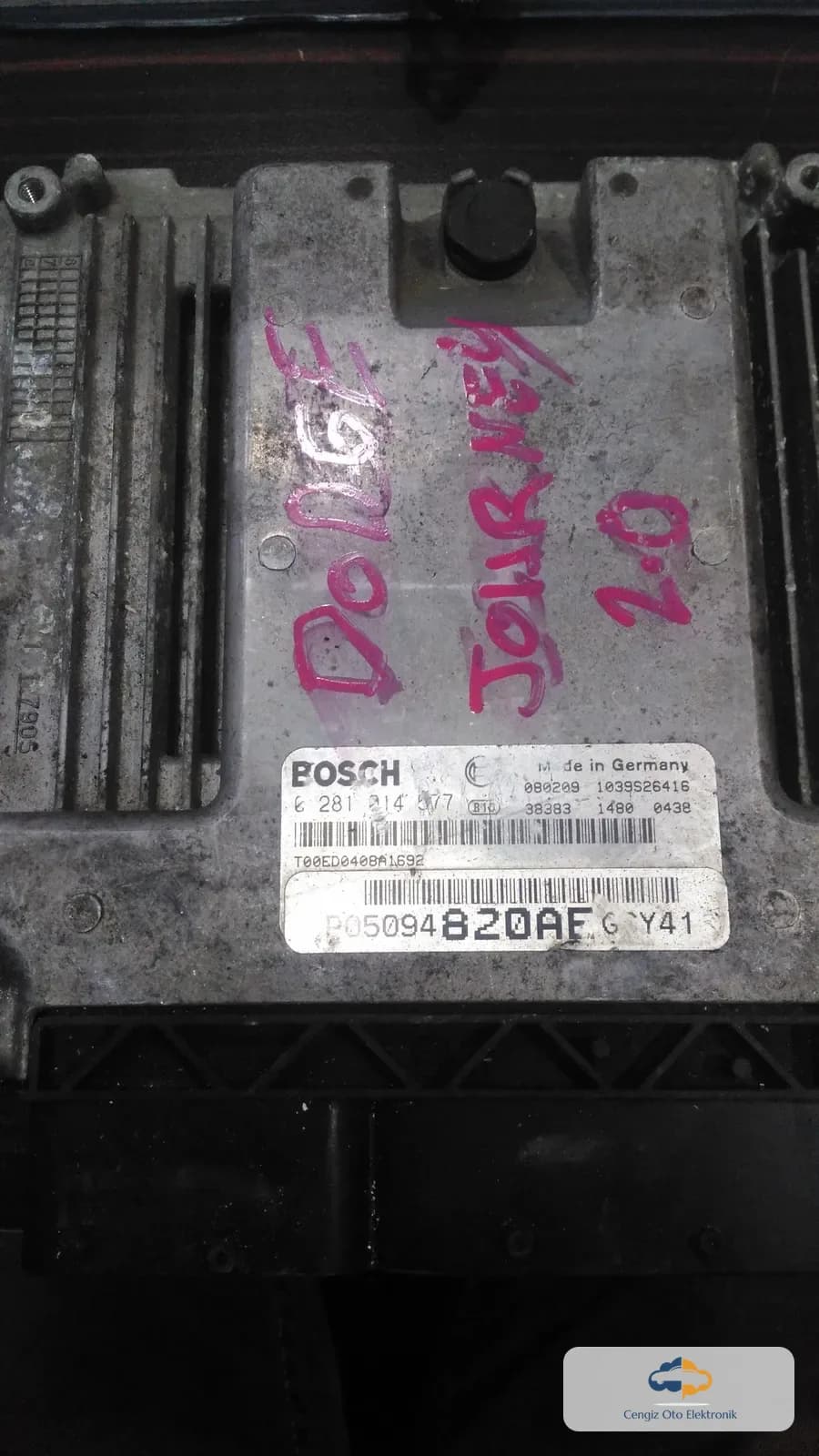 Dodge Dodge Journey (Kasa Kodu: JC) Motor Beyini (ECU / Motor Kontrol Ünitesi - EDC16U31) - P05094820AF - 0 281 014 577