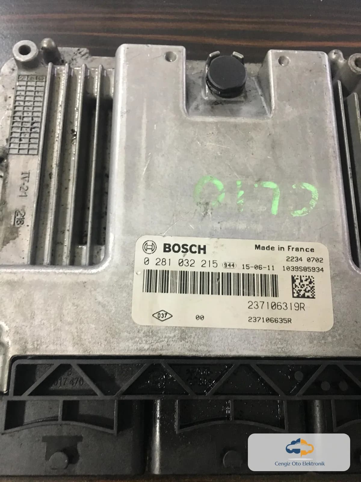 Renault Dacia 2015 1.5 Motor Beyini - 0281032215 - 237106319R