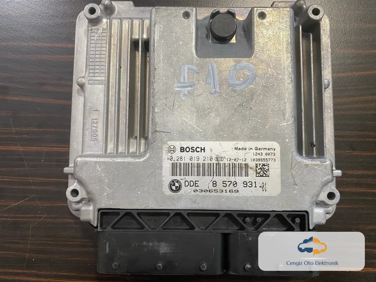 Bmw F10 Motor Beyini - 0281019210 - DDE8570931