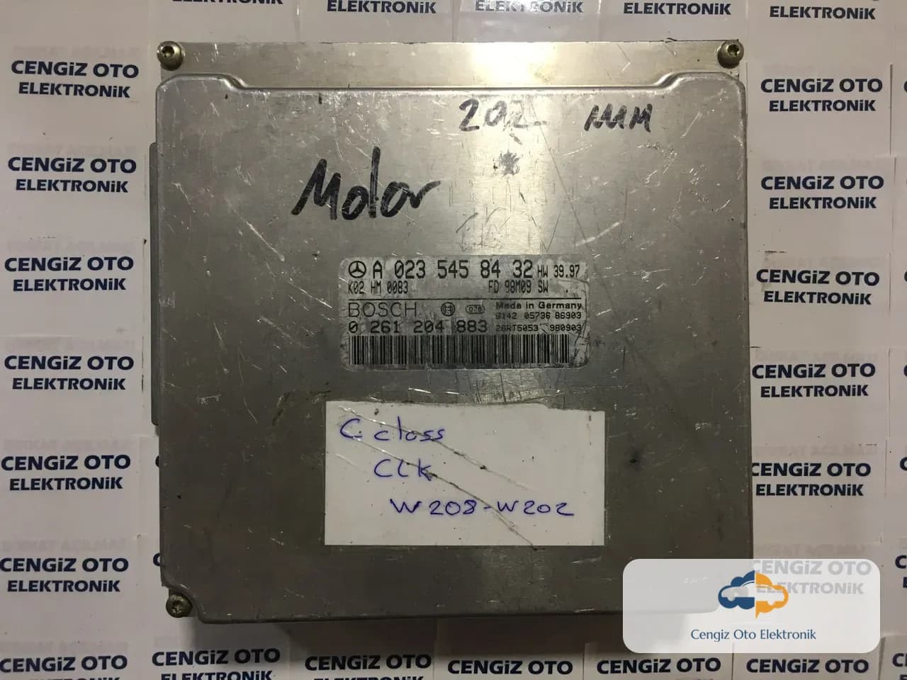 Mercedes C serisi Motor Beyini - 0261204883 - A0235458432