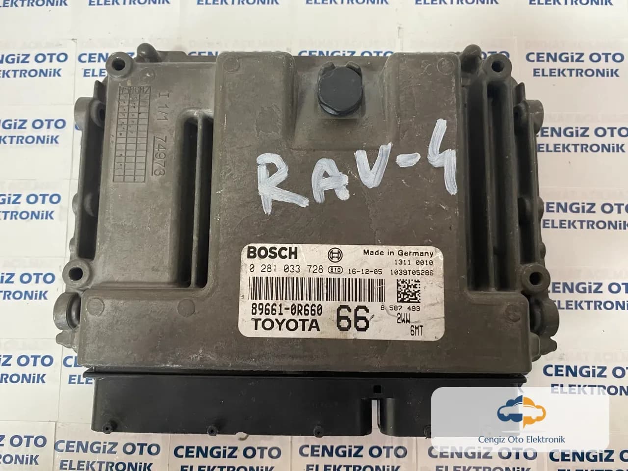 Toyota Rav-4 Motor Beyini - 0281033728 - 89661-0R660