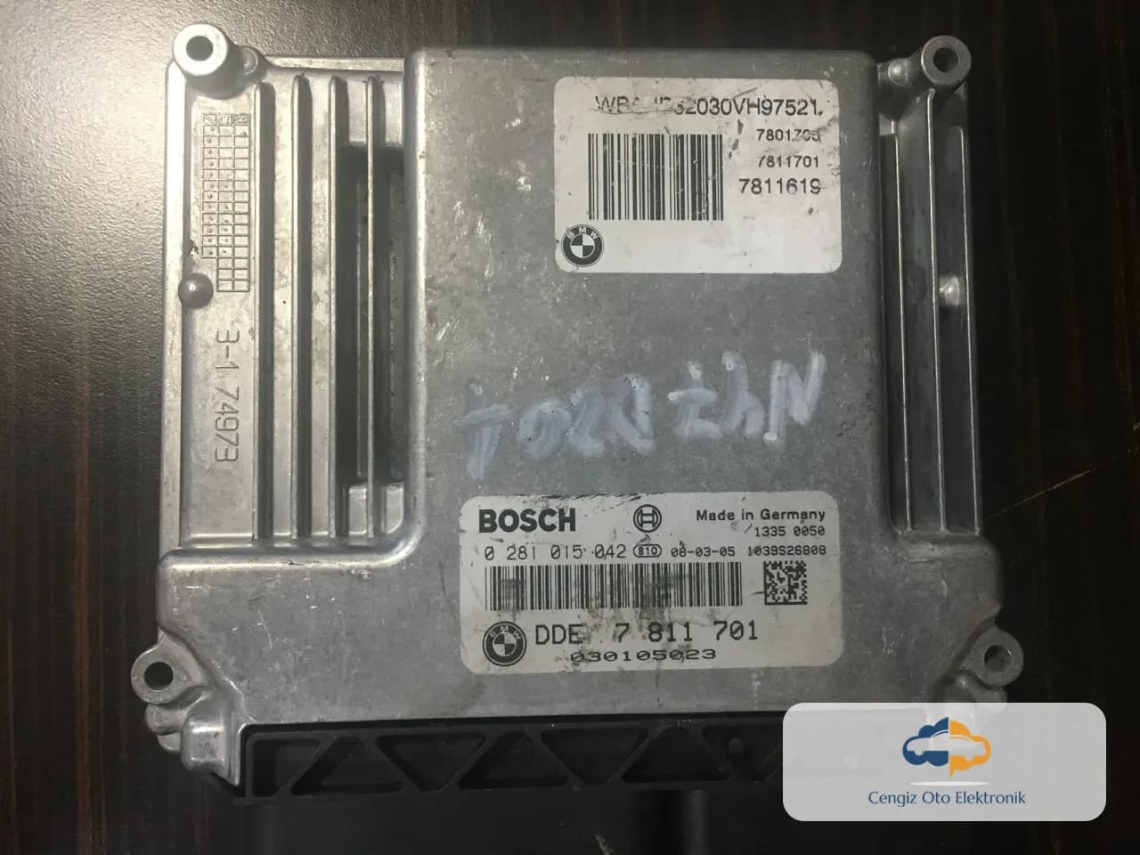 Bmw 3.18 Motor Beyini - 0218015042 - DDE7811701