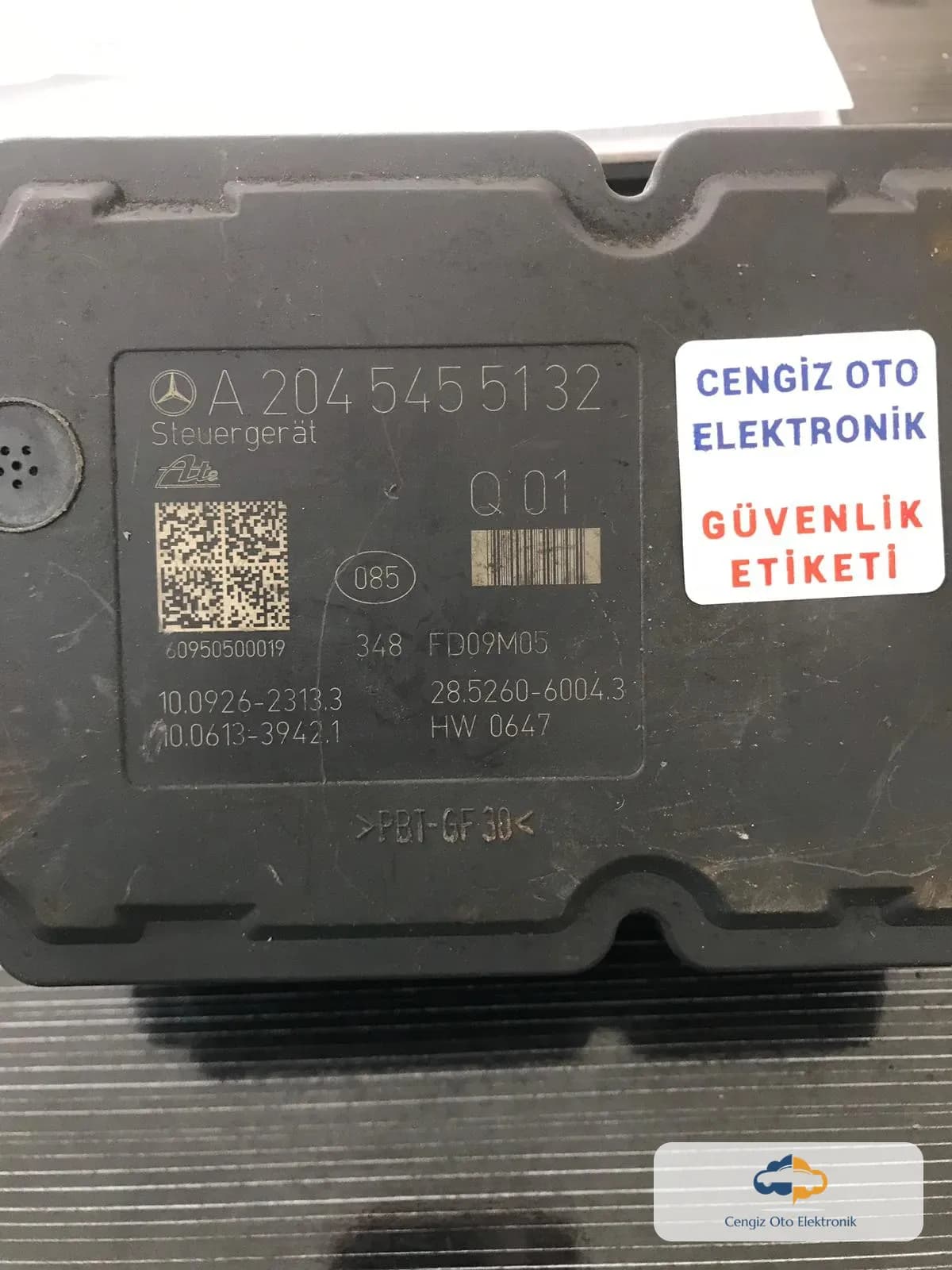 A204 545 51 32 - 10.0926-2313.3 - MERCEDES BENZ C SERİSİ ABS BEYİNİ