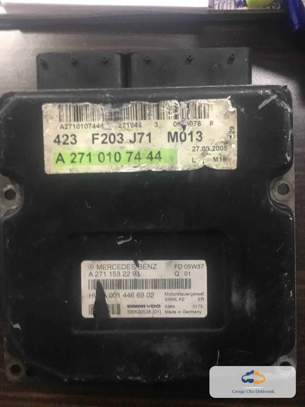 Mercedes C Class Motor Beyini - A2710107444 - A2711532291