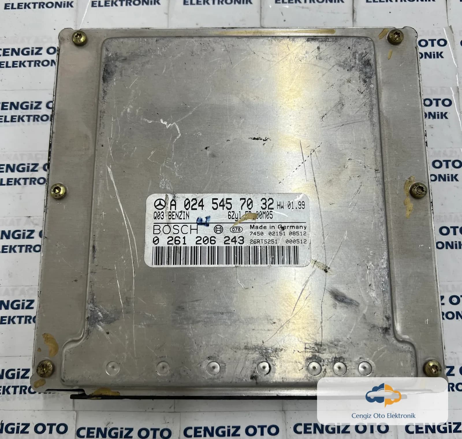 0261206243 - A0245457032 - Mercedes W220 Motor Beyini