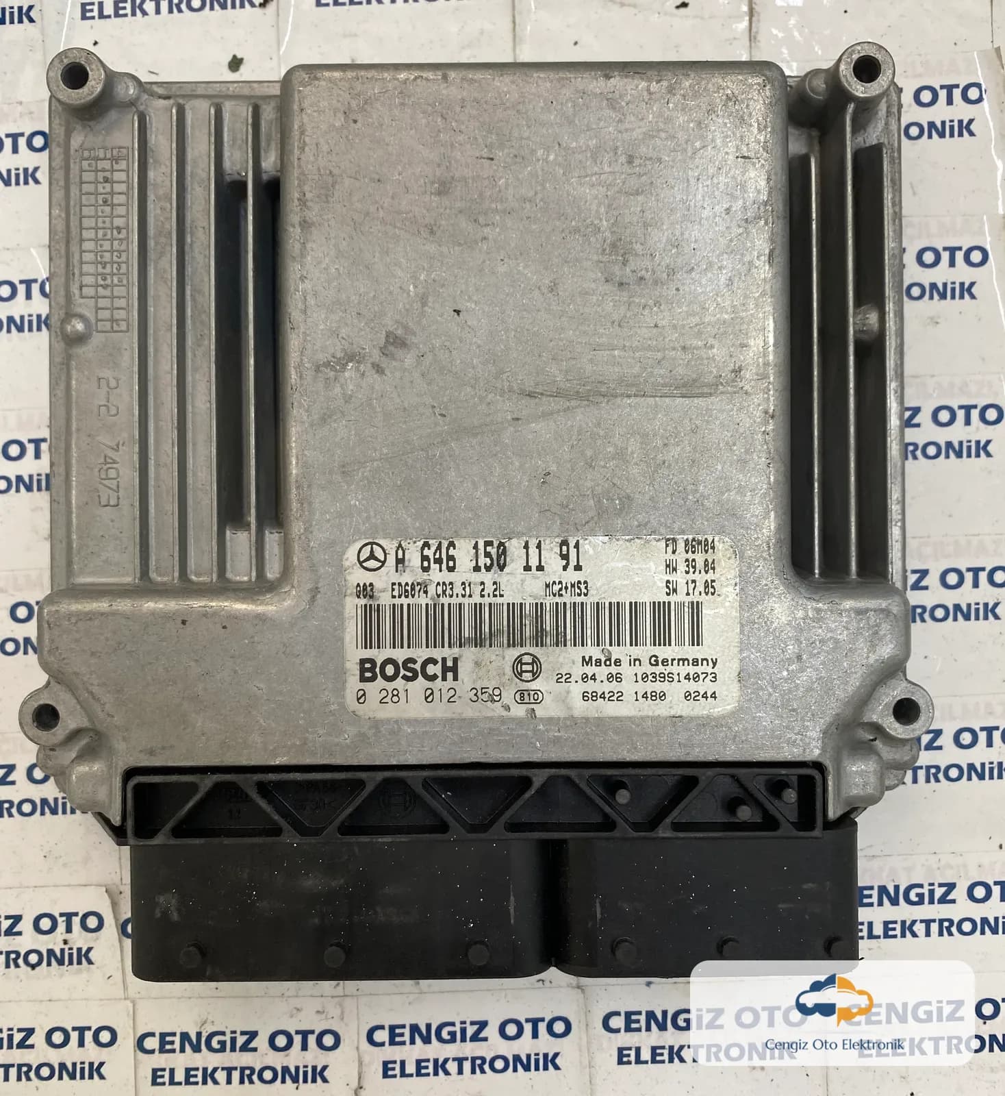 0281012359 - A 646 150 11 91 - Mercedes motor beyini