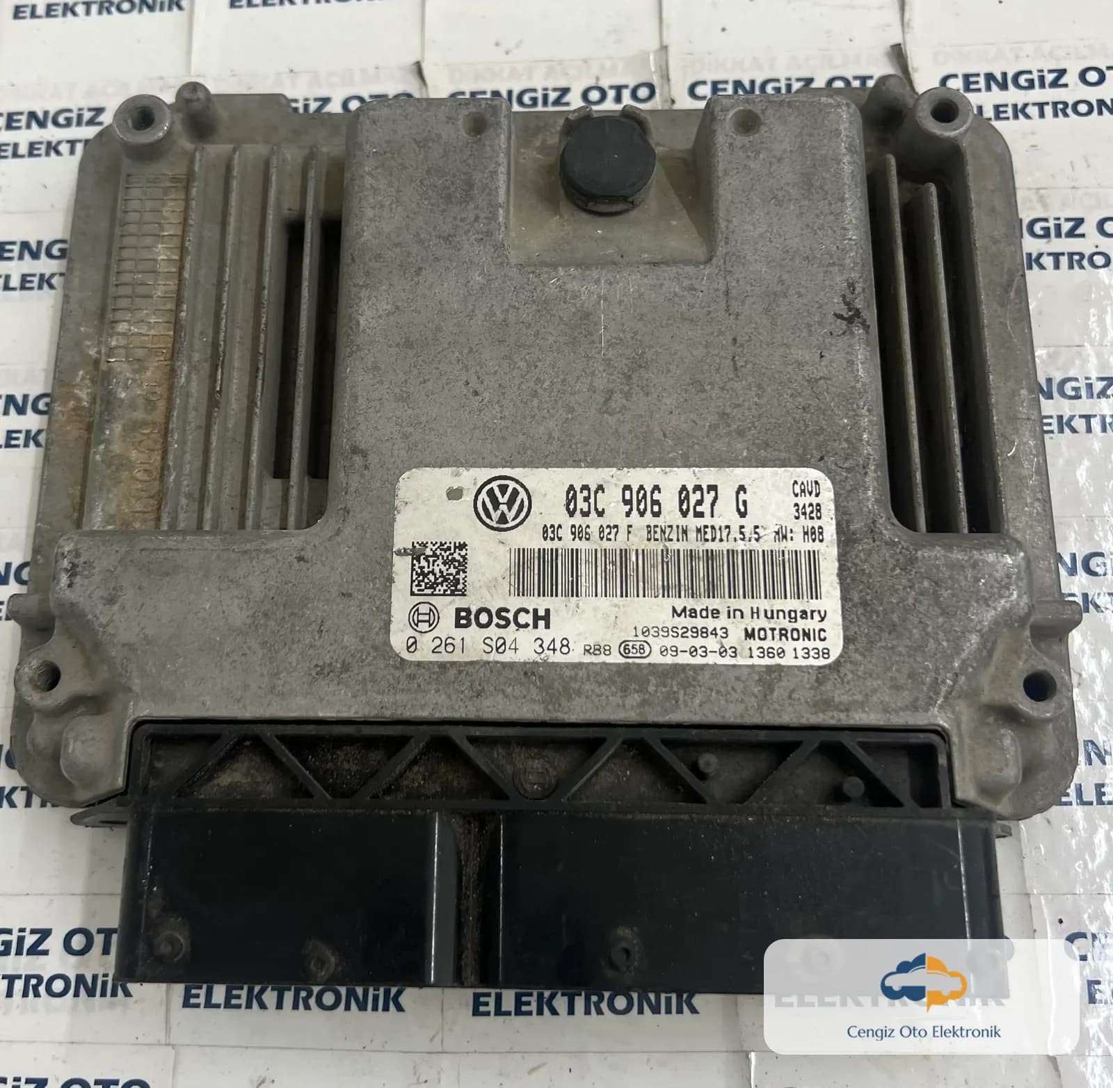 0261S04348 - 03C906027G - MED17.5.5 - Volkswagen 1.4 TSİ motor beyini