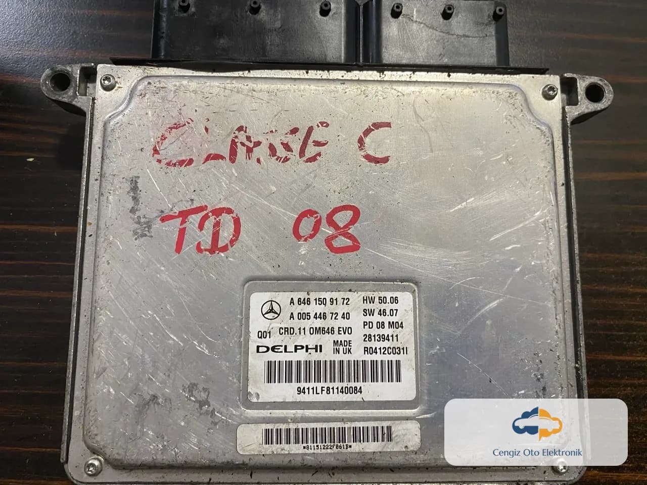 Mercedes C Class C220 Motor Beyini - A6461509172 - A0054467240