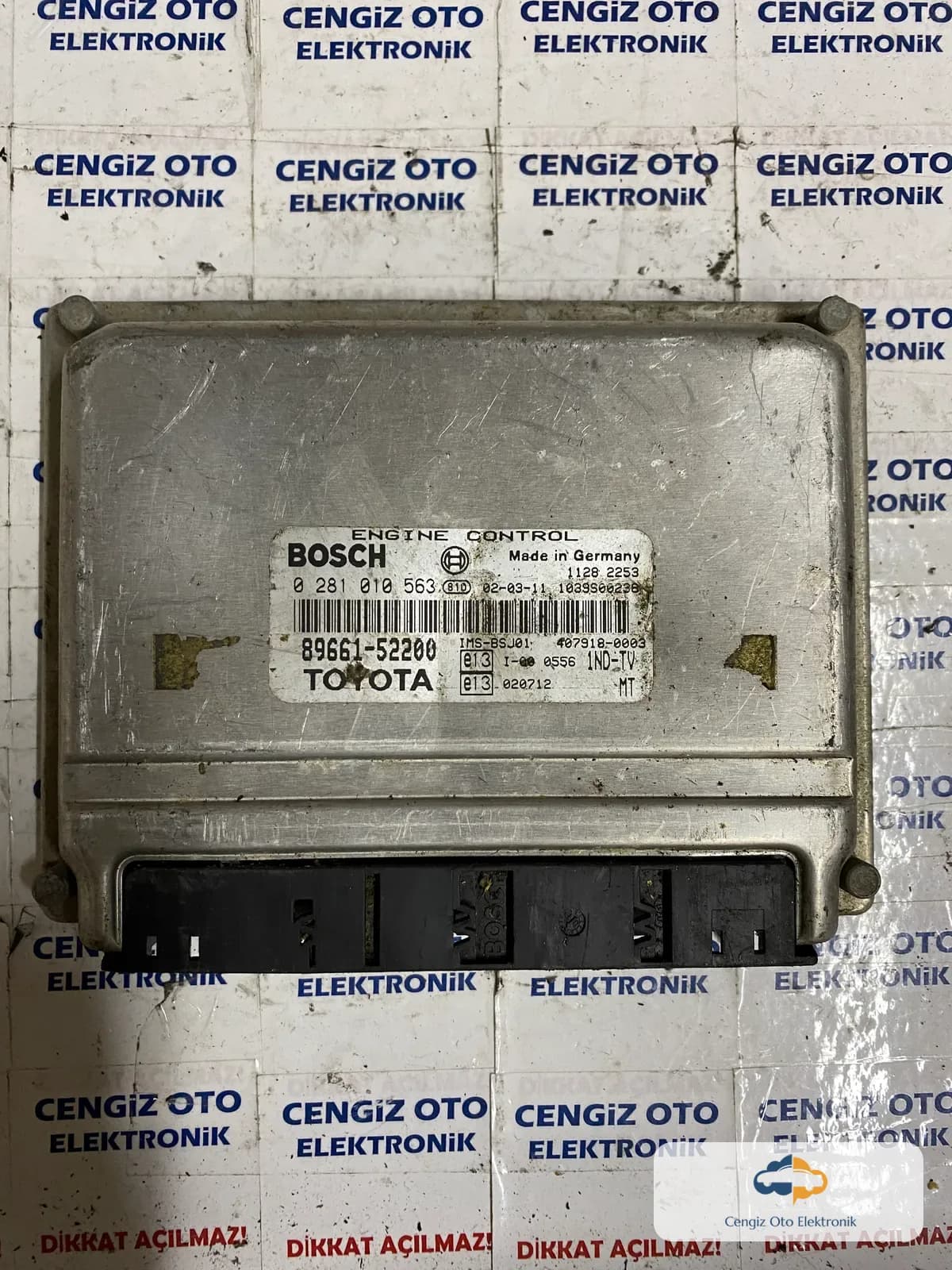 Toyota Yaris Motor Beyini - 0281010563 - 89661-52200