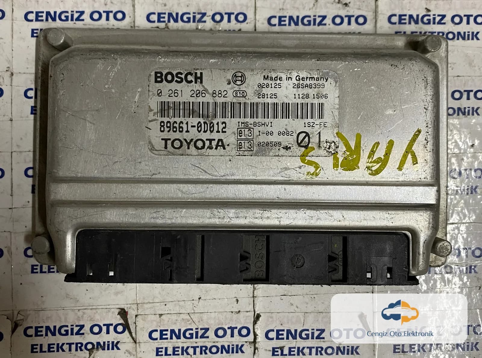 Toyota Yaris 1.0 Motor Beyini - 0261206882 - 89661-0D012