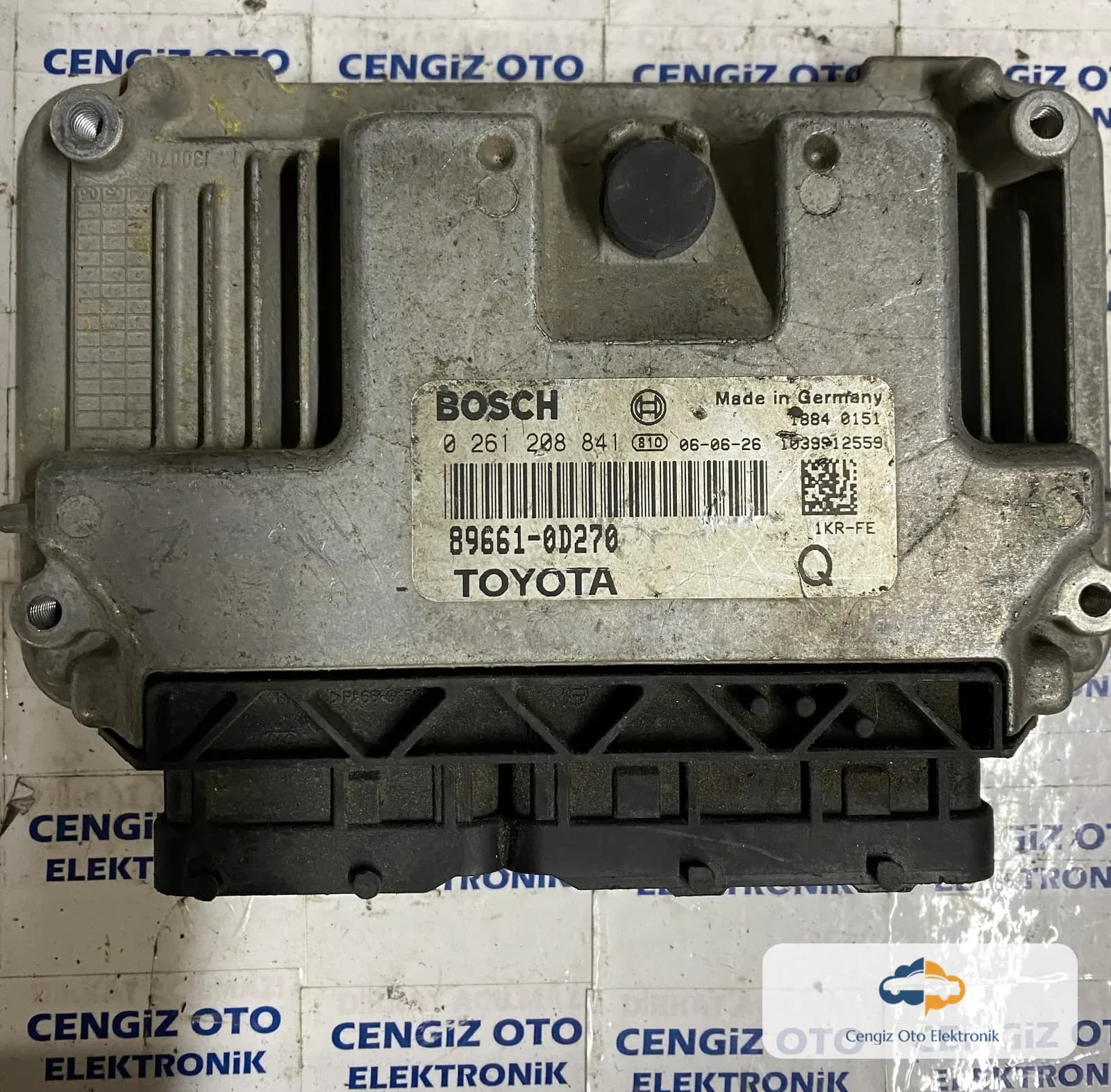 Toyota Yaris Motor Beyini - 0261208841 - 89661-0D270