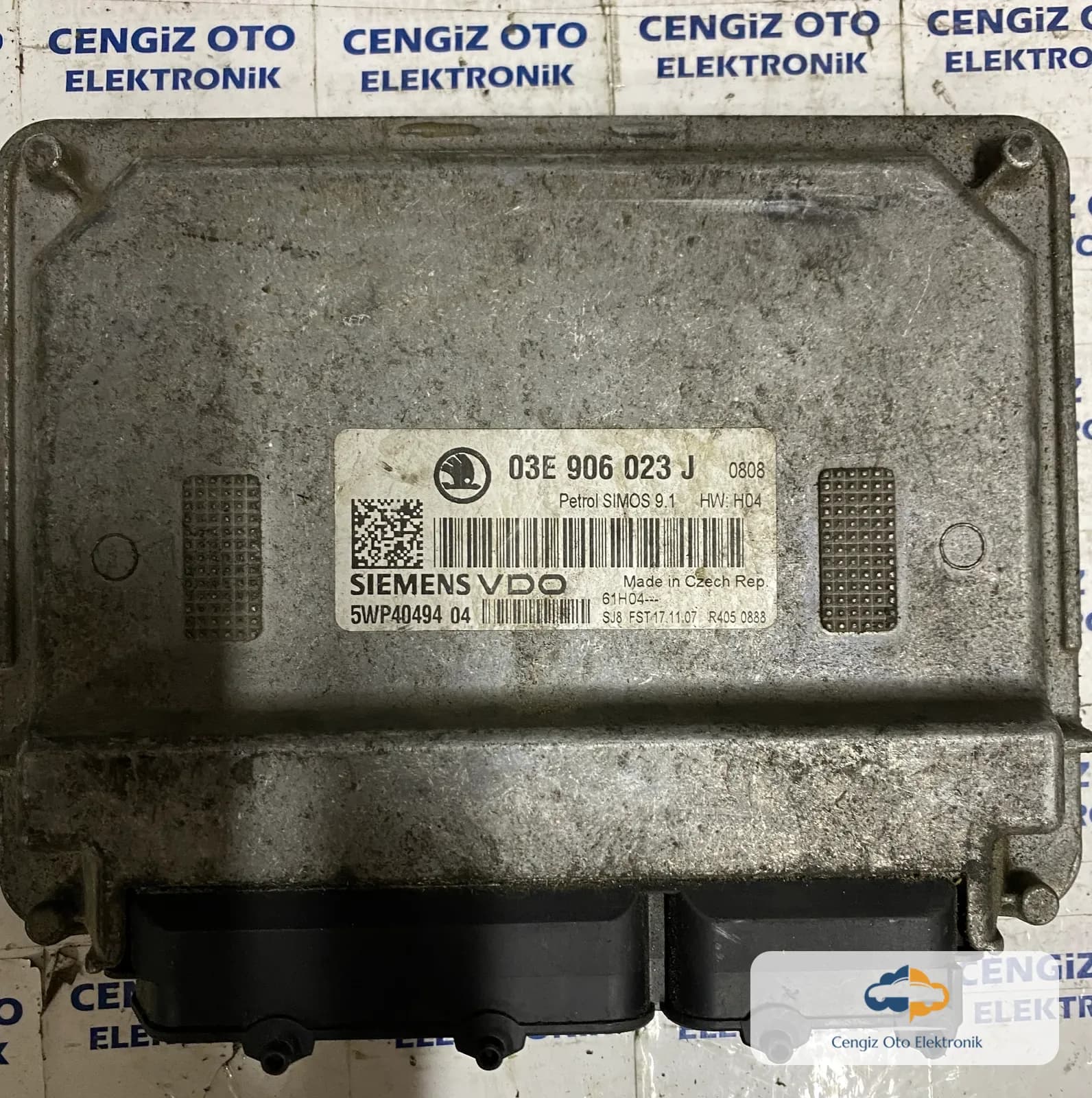Skoda Motor Beyini - 03E906023J - 03E 906 023 J