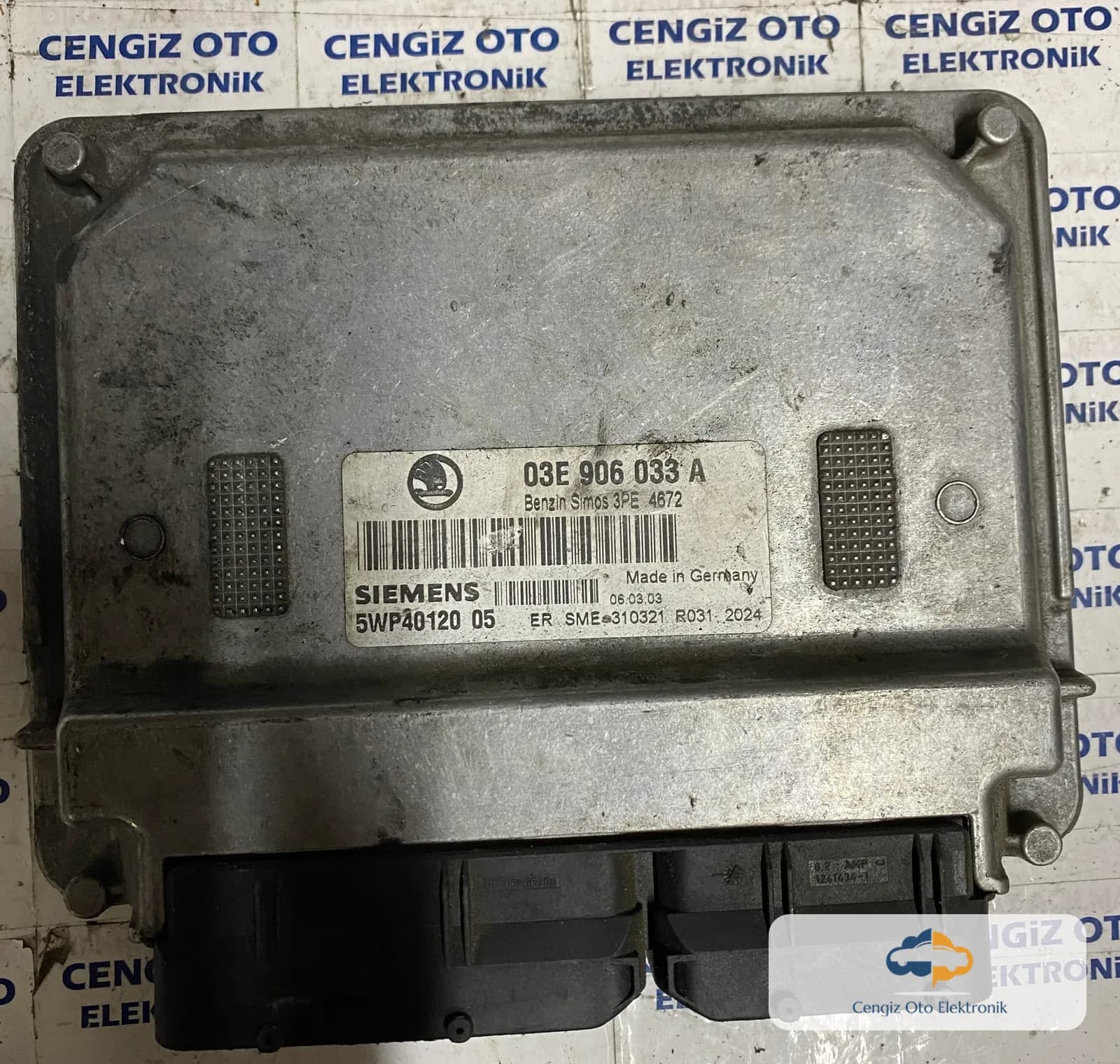 Skoda Motor Beyini - 03E906033A - 03E 906 033 A