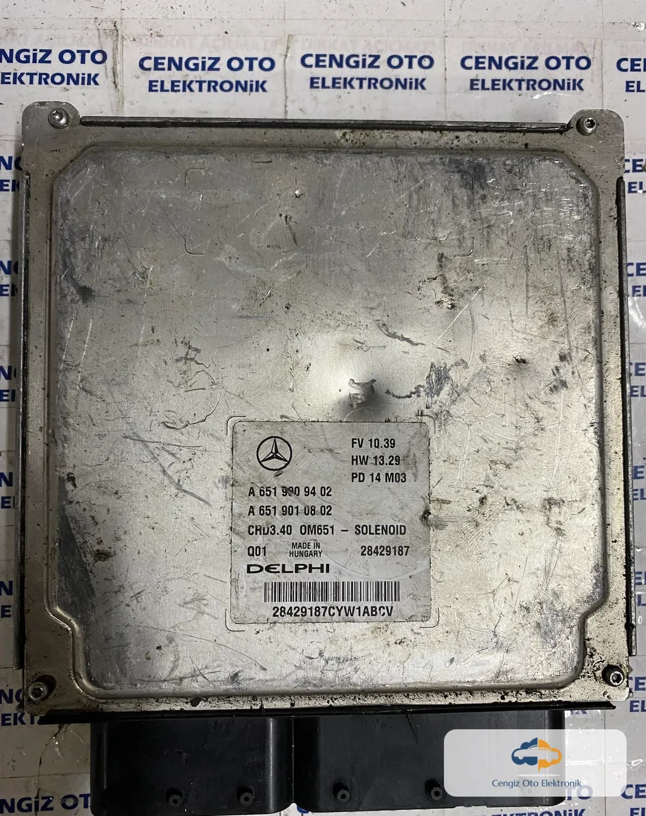 Mercedes Motor Beyini - A6519009402 - A 651 900 94 02 - A6519010802 - A 651 901 08 02