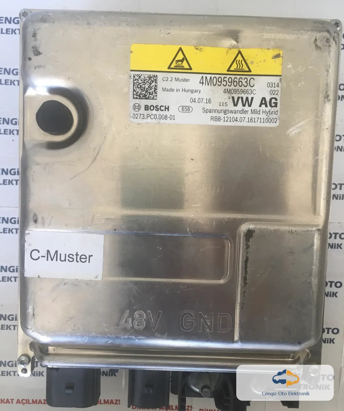 Audi A7 Voltage Converter Beyini Voltaj Dönüştürücü - 4M0959663C - 0273PC0008-01