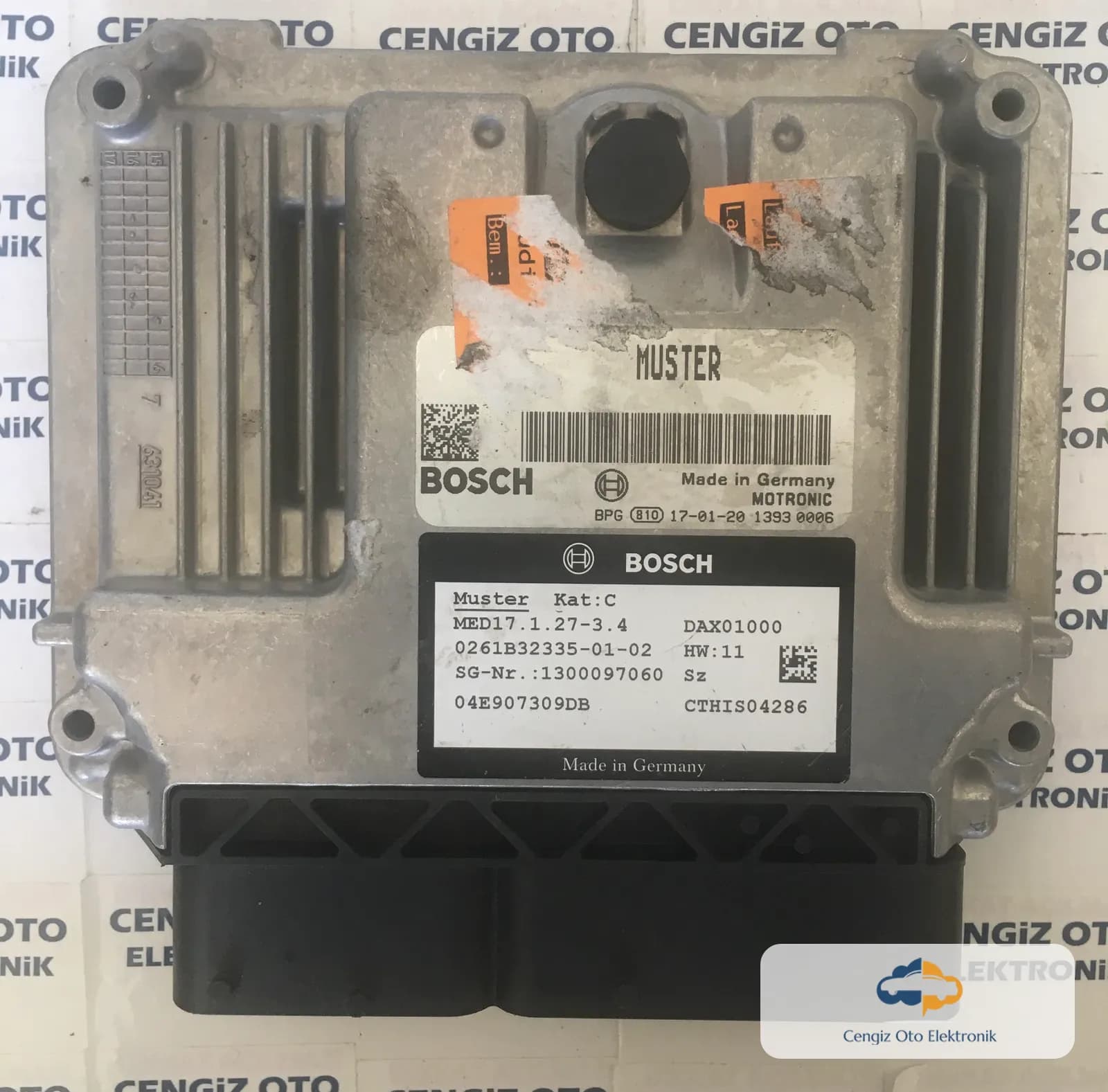 Volkswagen MED17.1.2 Motor Beyini - 04E907309DB - 0261B32335-01-02