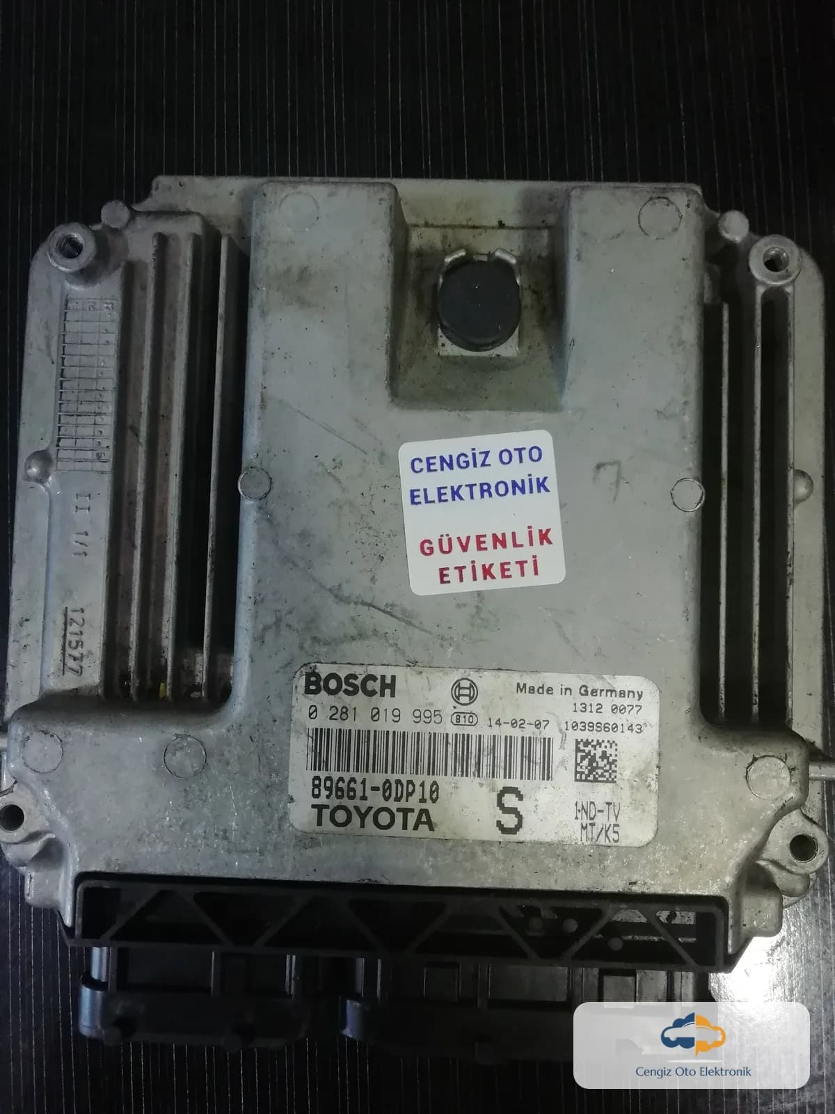Toyota Yaris 1.4 Motor Beyini - 0281019995 - 89661 - 0DP10