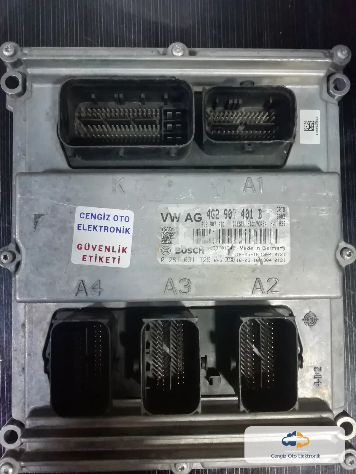 Audi A6 A7 Motor Beyini - 0281031729 - 4G2907401B