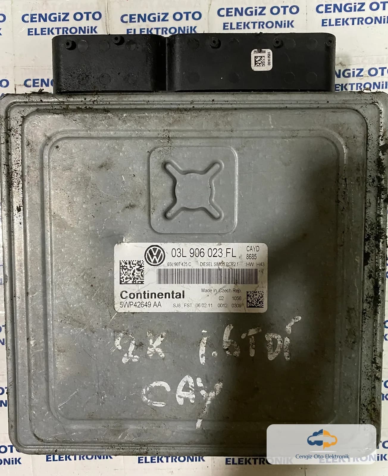 Volkswagen Caddy Motor Beyini - 03L906023FL - 03L 906 023 FL - 5WP42649AA