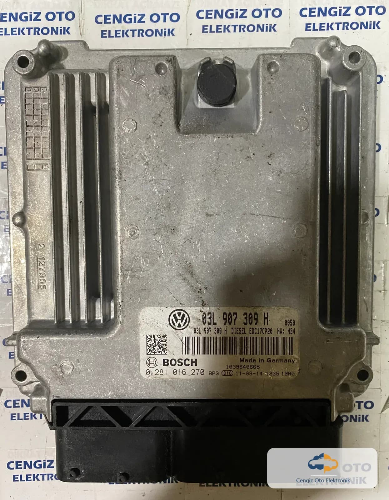 Volkswagen T5 2.0 Motor Beyini - 0281016270 - 0 281 016 270 - 03L 907 309 H - 03L907309H
