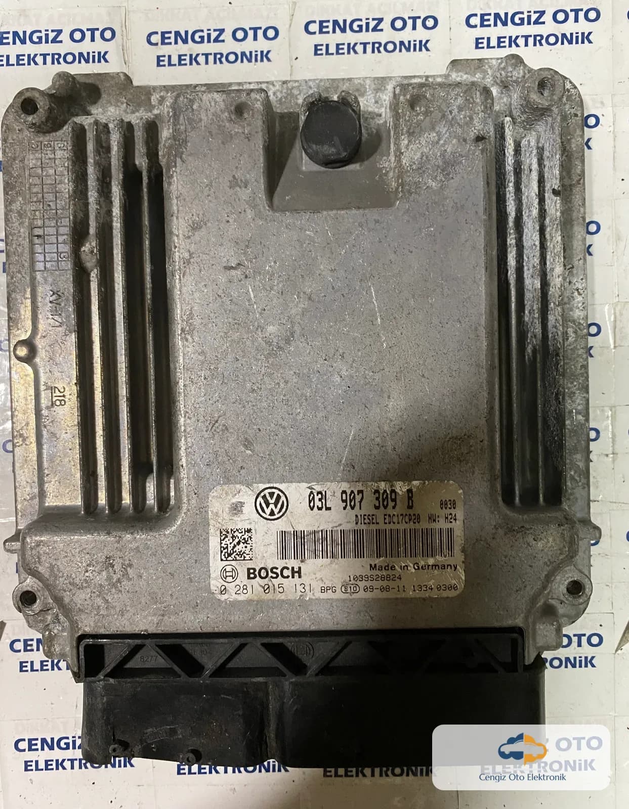 Volkswagen Passat Motor Beyini - 0281015131 - 0 281 015 131 - 03L907309B - 03L 907 309 B