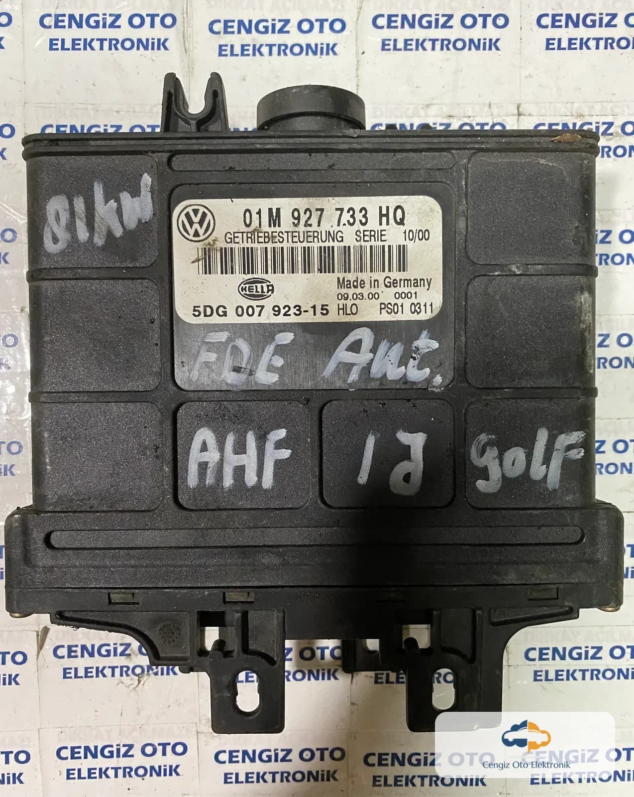 Volkswagen Golf 1.9 - Audi A3 1.9 TDI - Seat Şanzıman Beyini - 01M927733HQ - 01M 927 733 HQ - 5DG00792315 - 5DG 007 923-15
