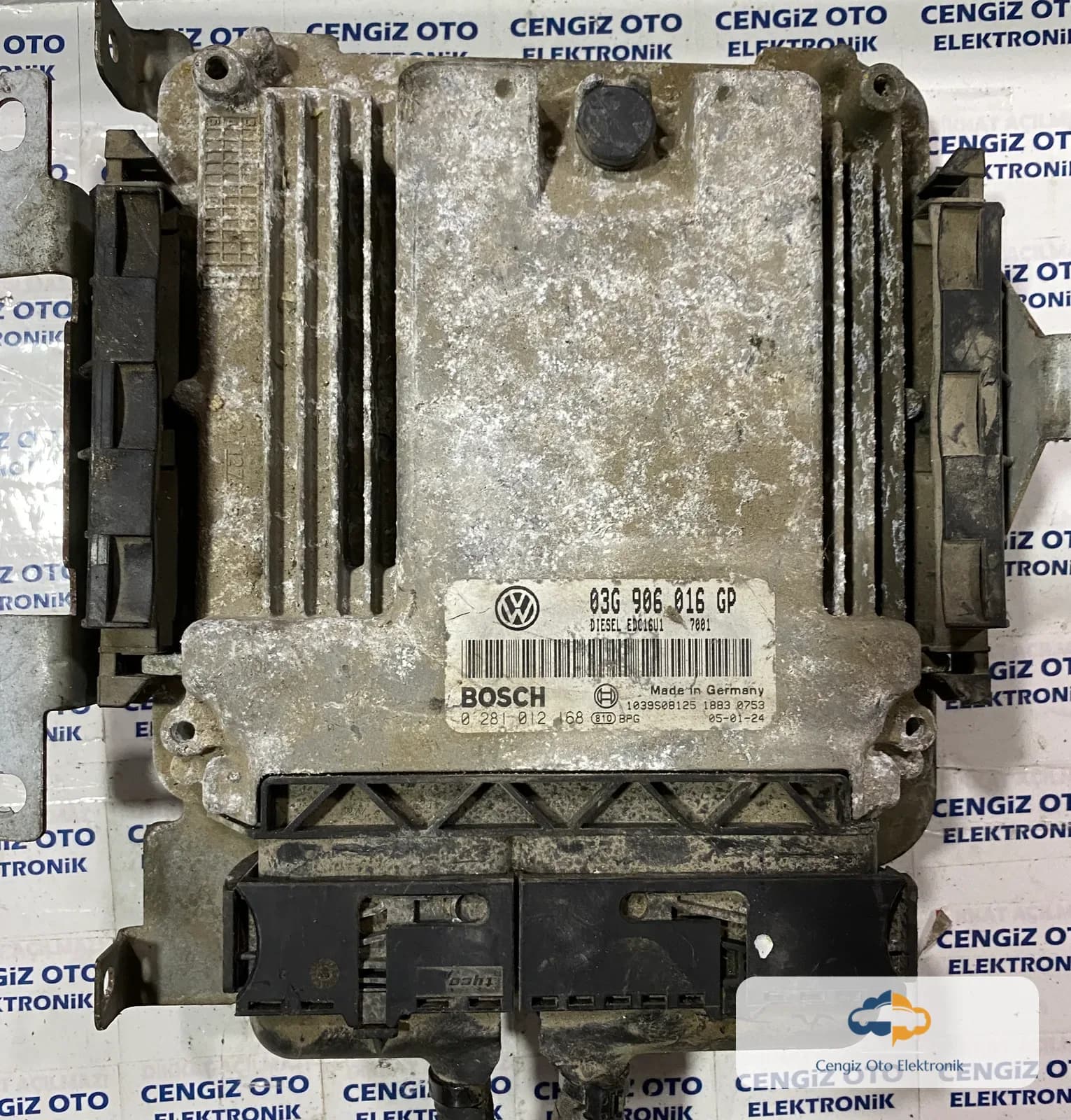 Volkswagen Caddy Motor Beyini - 0281012168 - 0 281 012 168 - 03G 906 016 GP - 03G906016GP