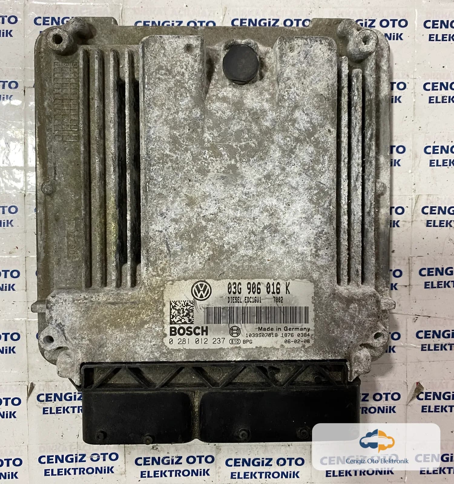 Volkswagen - Skoda Octavia 1.9 TDI Motor Beyini - 0281012237 - 0 281 012 237 - 03G906016K - 03G 906 016 K