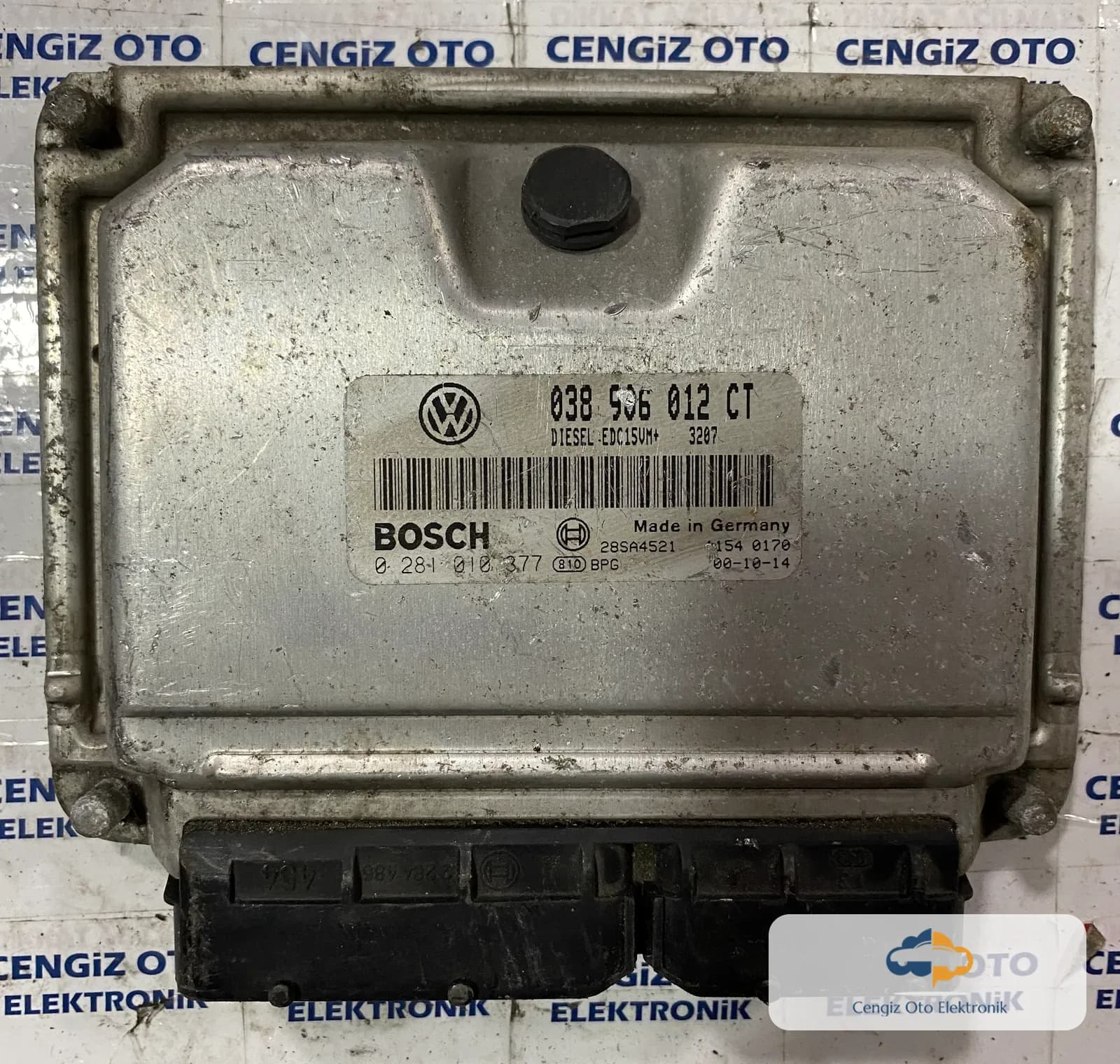 Volkswagen Polo 1.9 Motor Beyini - 0 281 010 377 - 0281010377 - 038906012CT - 038 906 012 CT