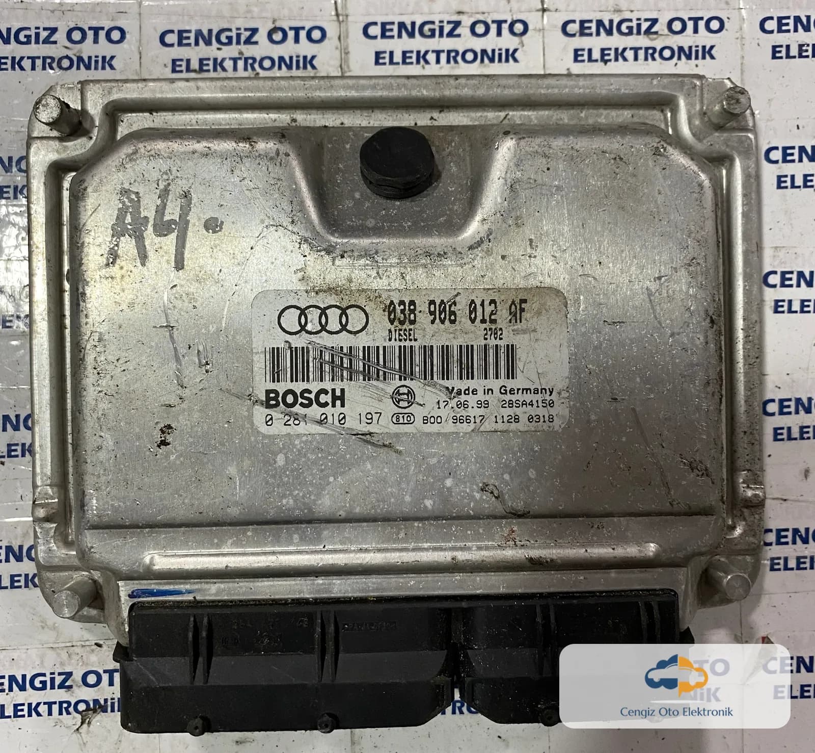 Audi A4 Motor Beyini - 0281010197 - 0 281 010 197 - 038906012AF - 038 906 012 AF