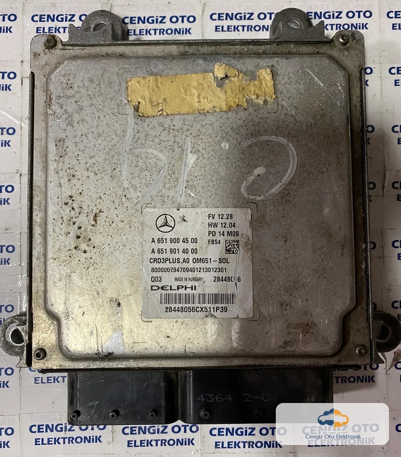 Mercedes W205 C220 Motor Beyini - A6519004500 - A6519014000