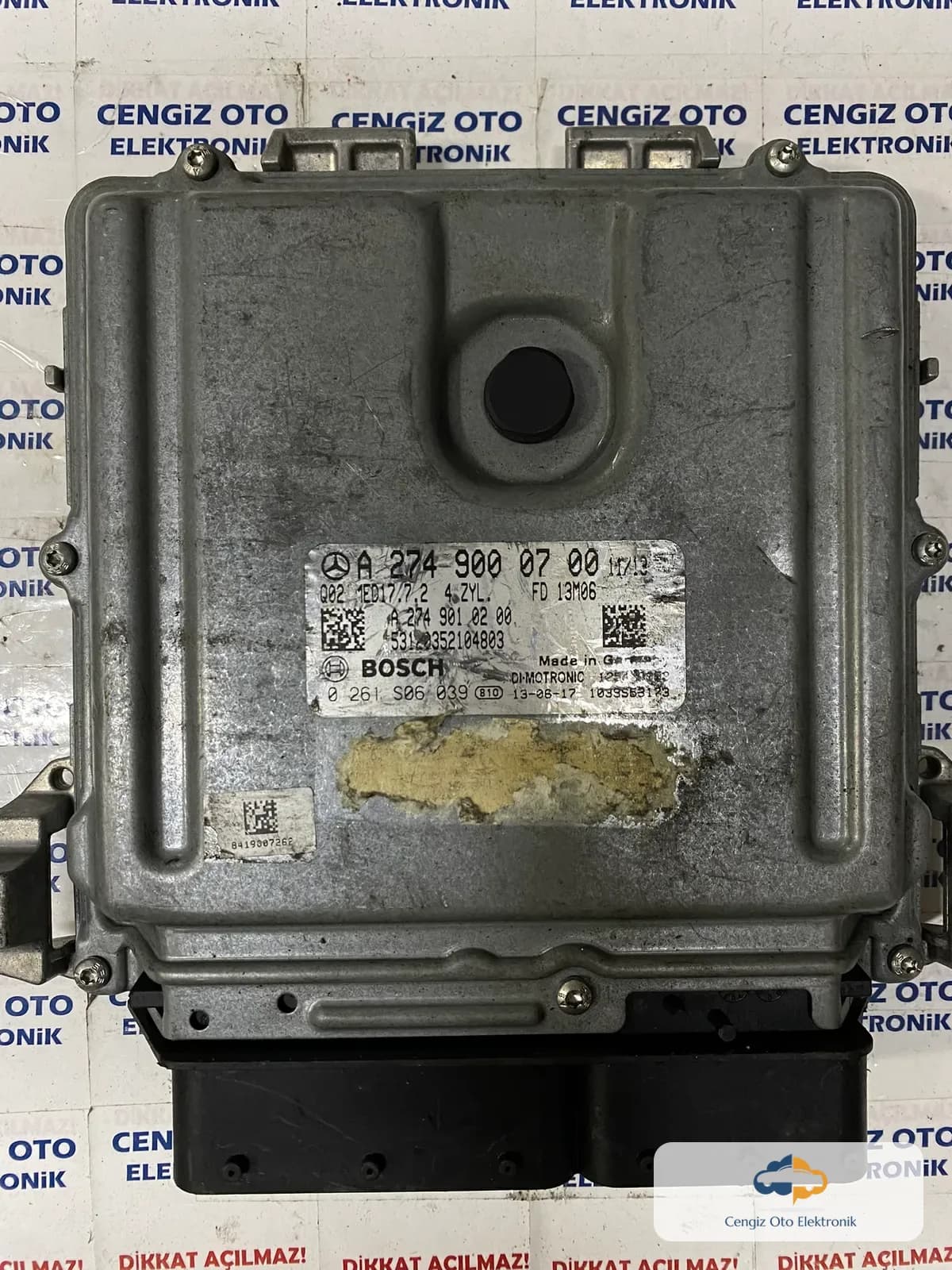 Mercedes Benz C180 1.6 Motor Beyini - 0261S06039 - 0 261 S06 039 - A2749000700 - A 274 900 07 00