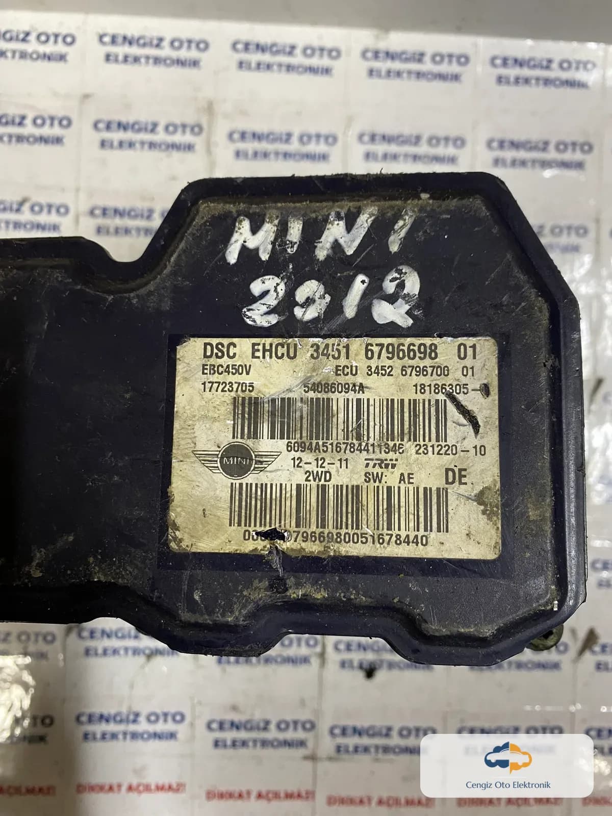 Mini Cooper ABS Beyini - 3451 6763398 01 - 3451676339801