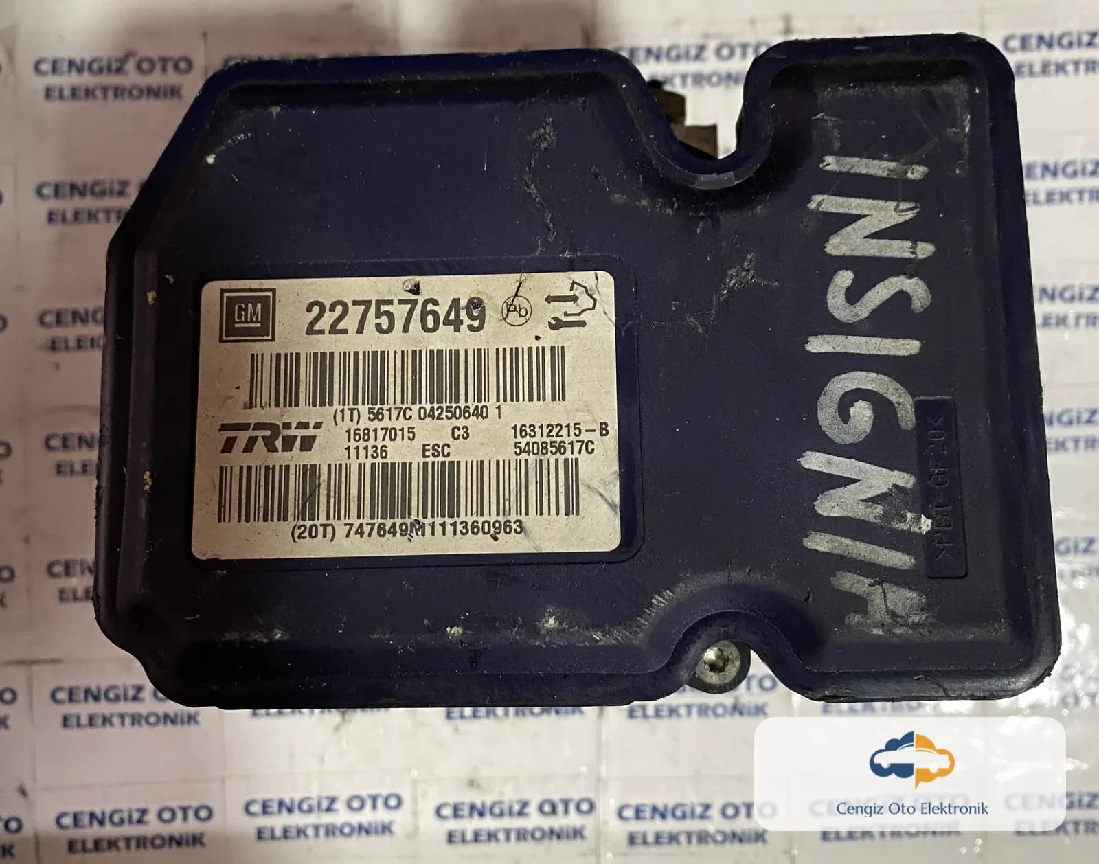 Opel İnsignia ABS Beyini - 22757649