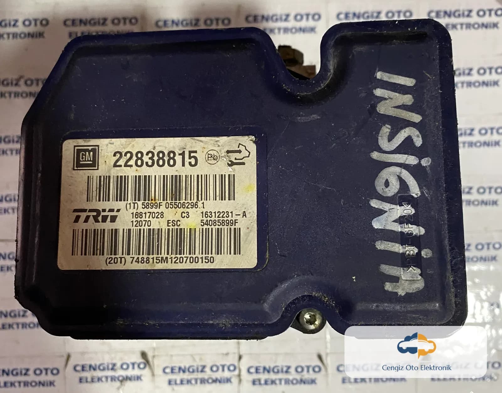 Opel İnsignia ABS Beyini - 22838815