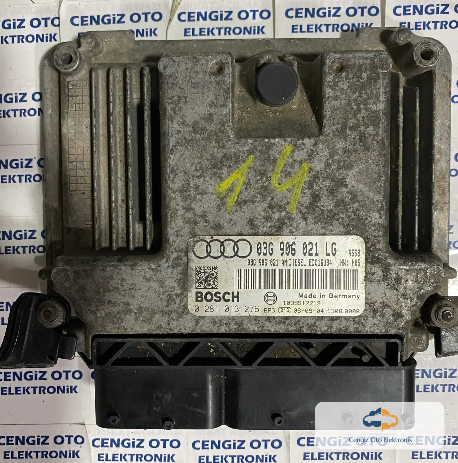 Audi A3 Motor Beyini - 0281013276 - 0 281 013 276 - 03G906021LG - 03G 906 021 LG