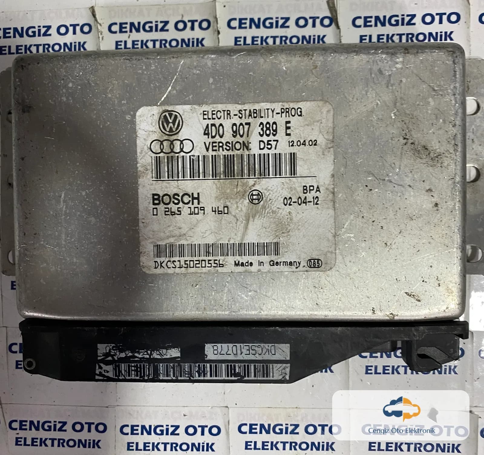 Audi A8 Motor Beyini - 0 265 109 460 - 0265109460 - 4D0 907 389 E - 4D0907389E