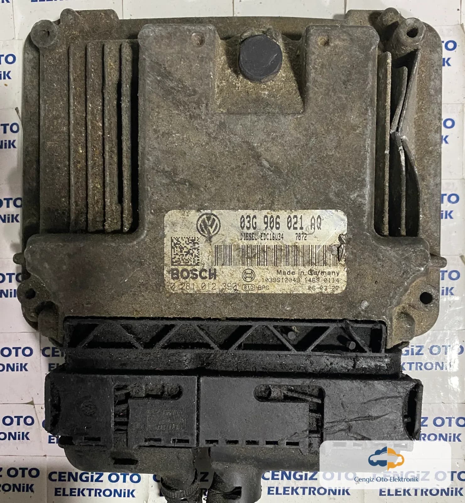 Volkswagen Motor Beyini - 0281012390 - 0 281 013 390 - 03G 906 021 AQ - 03G906021AQ