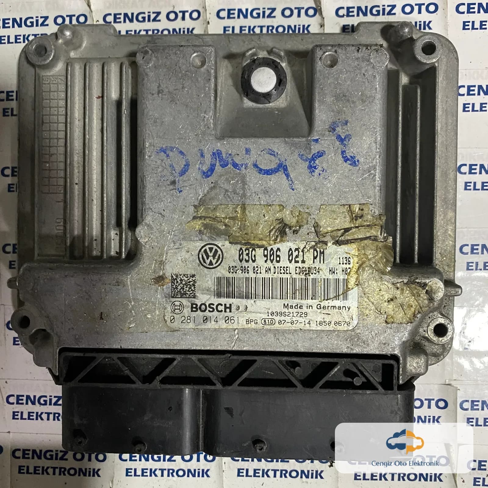Volkswagen Motor Beyini - 0281014061 - 0 281 014 061 - 03G906021PM - 03G 906 021 PM